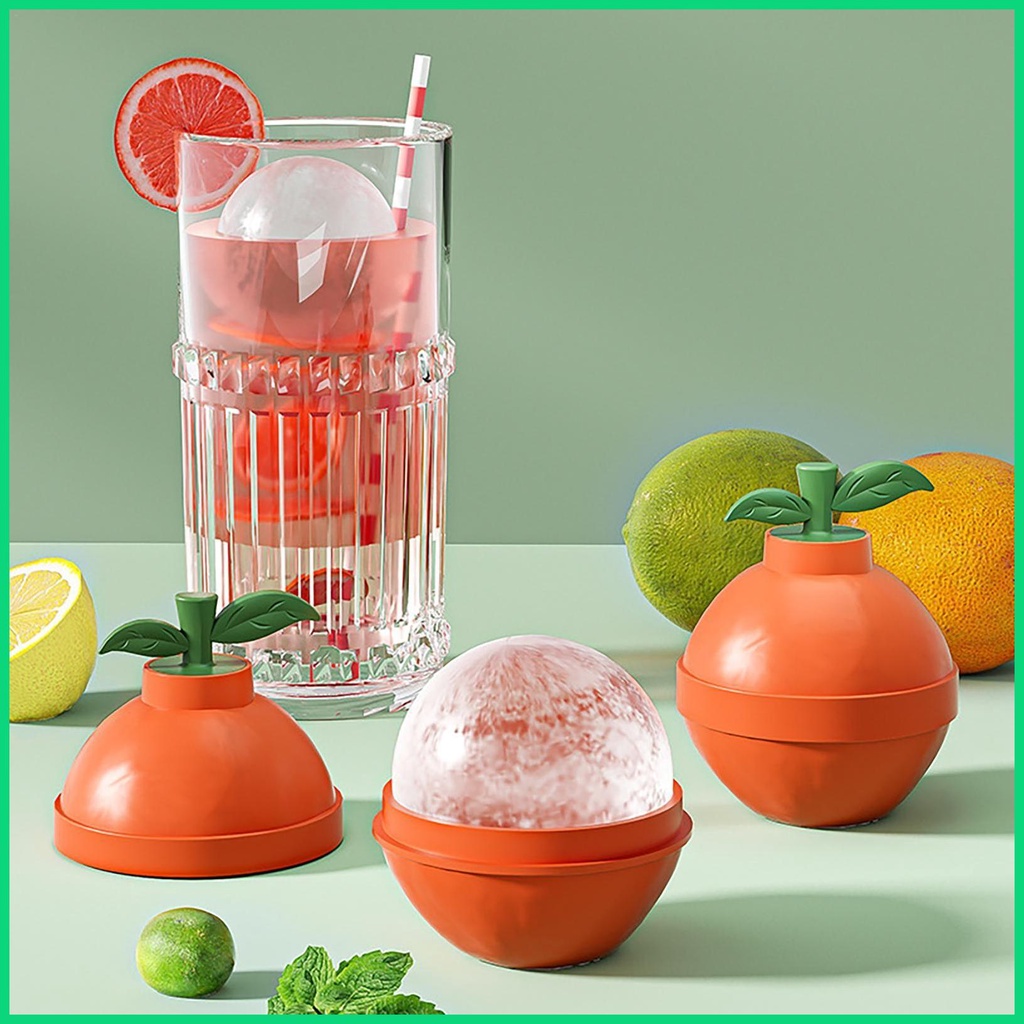 Khuôn Làm Đá Hình Cầu Bằng Silicone DIY Dễ Tháo Gỡ