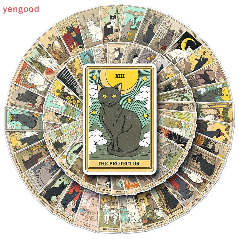 Bộ 62 Miếng Dán Họa Tiết Hoạt Hình Graffiti Chống Thấm Nước Trang Trí Vali Ván Trượt