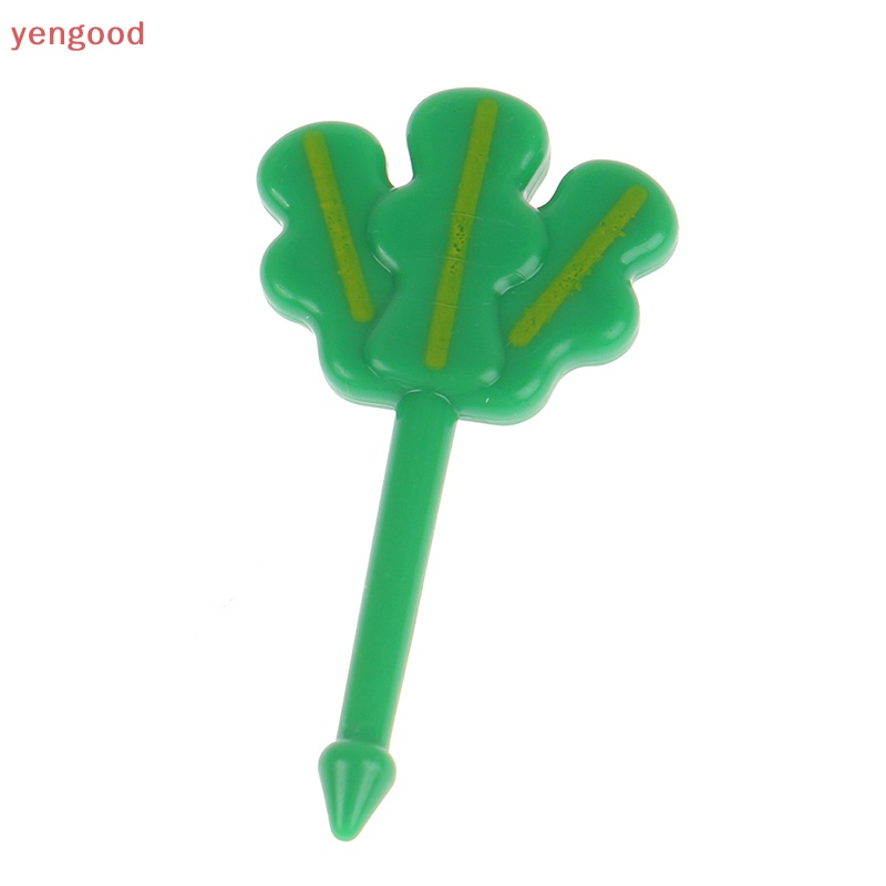 Set 8 Nĩa Ăn Trái Cây / Tráng Miệng Hình Động Vật Hoạt Hình Mini Dễ Thương