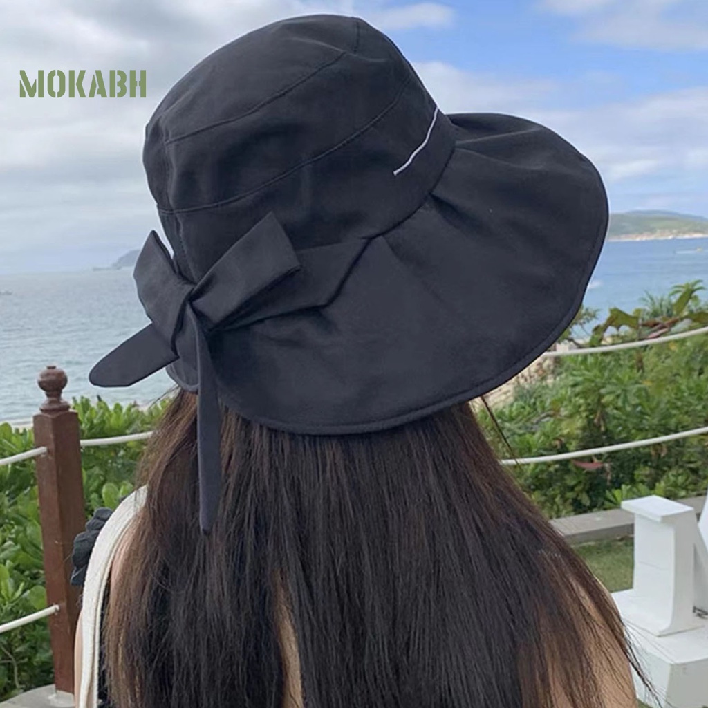 Nón Tai Bèo Vành Rộng Mềm Mại Chống Gió Thời Trang Mùa Hè Cho Nữ