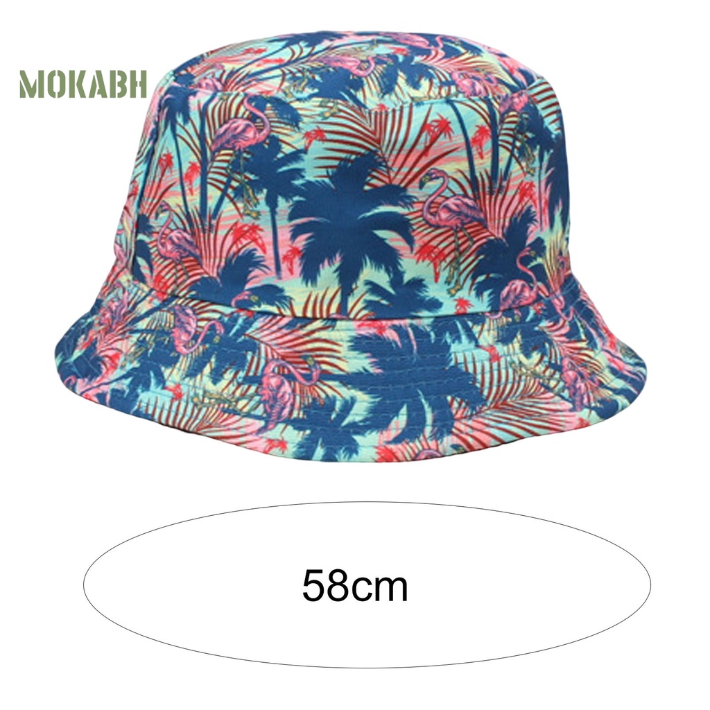 Nón Tai Bèo Hai Mặt In Họa Tiết Hoa Phong Cách Vintage Dành Cho Nam Nữ