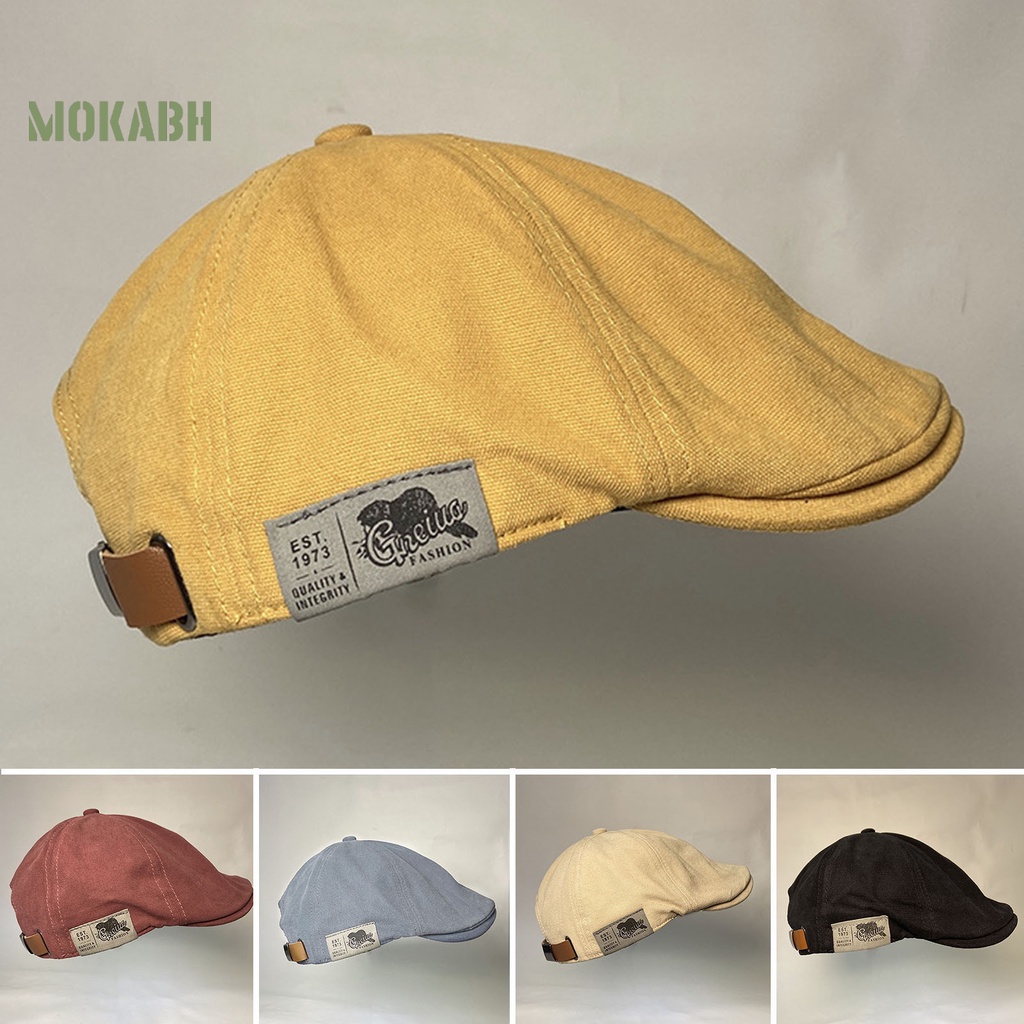 Mũ Beret Màu Trơn Phong Cách Anh Quốc Cổ Điển Thời Trang Cho Nam