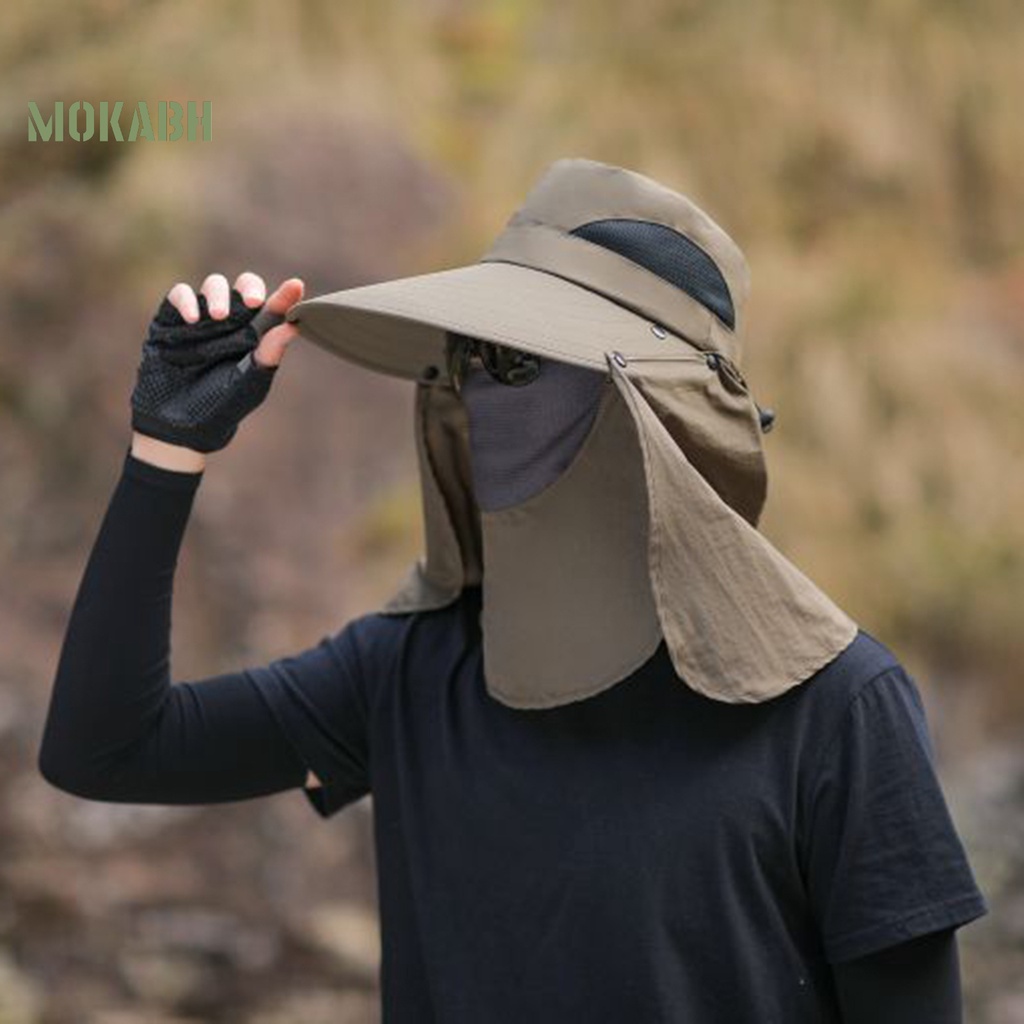 Mũ Lưỡi Trai Màu Trơn Thiết Kế Rỗng Thoáng Khí Chống Tia UV Thời Trang Cho Nam