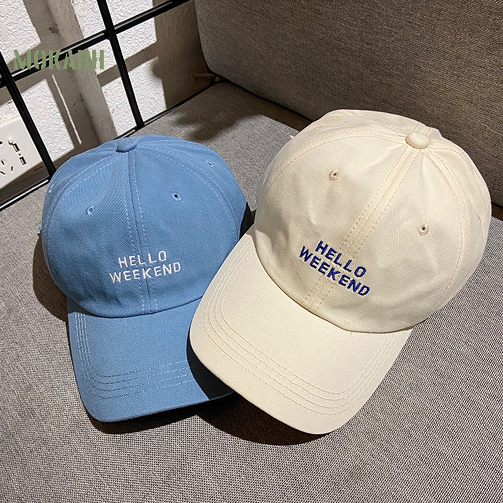 Mũ Lưỡi Trai Thêu Chữ Phong Cách Nhật Bản Thời Trang Xuân Hè Cho Nữ