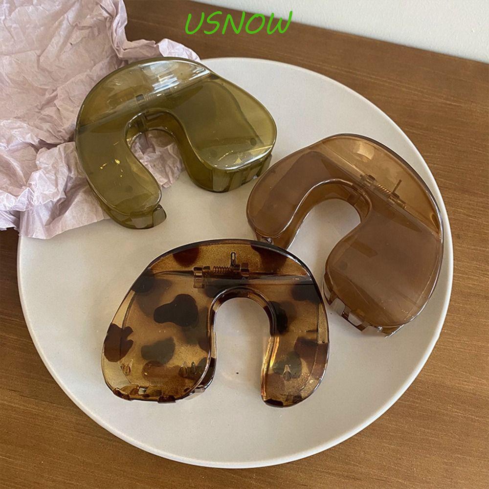 Kẹp Tóc Đuôi Ngựa Hình Chữ U Phong Cách Retro Sáng Tạo Cho Nữ