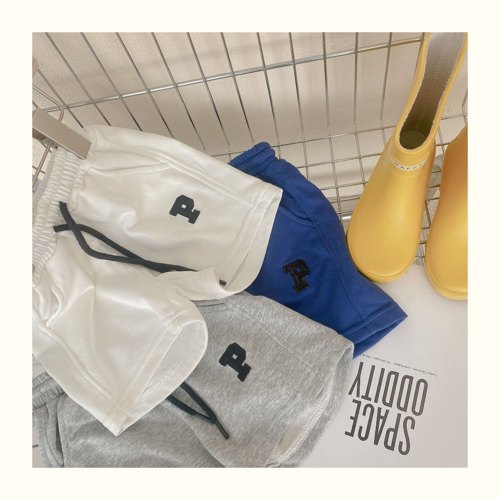 Quần Short Thêu Chữ Tiếng Anh 48h Dành Cho Bé Trai Gái 1-5 Tuổi