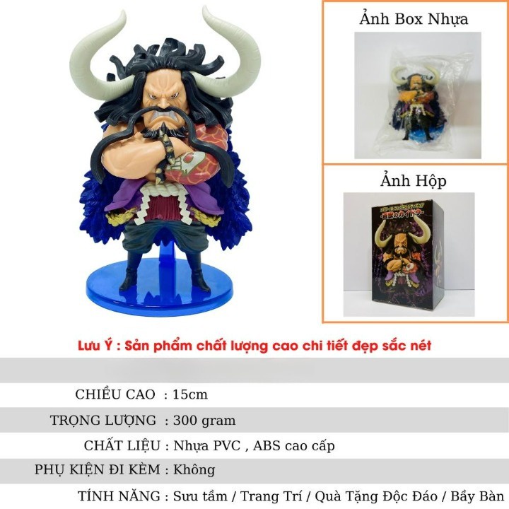 Mô hình Kaido bách thú dạng mini cao 15cm | Figure anime one piece vua hải tặc đồ chơi mô hình làm quà tặng