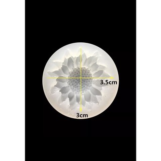 Khuôn Silicon Hoa Cúc 3D