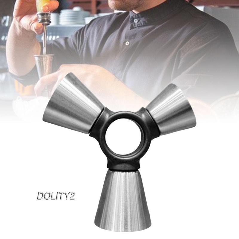 Cốc Đong 2 Số Bằng Thép Không Gỉ Tiện Dụng Cho Gia Đình / Tiệc Tùng / Cắm Trại