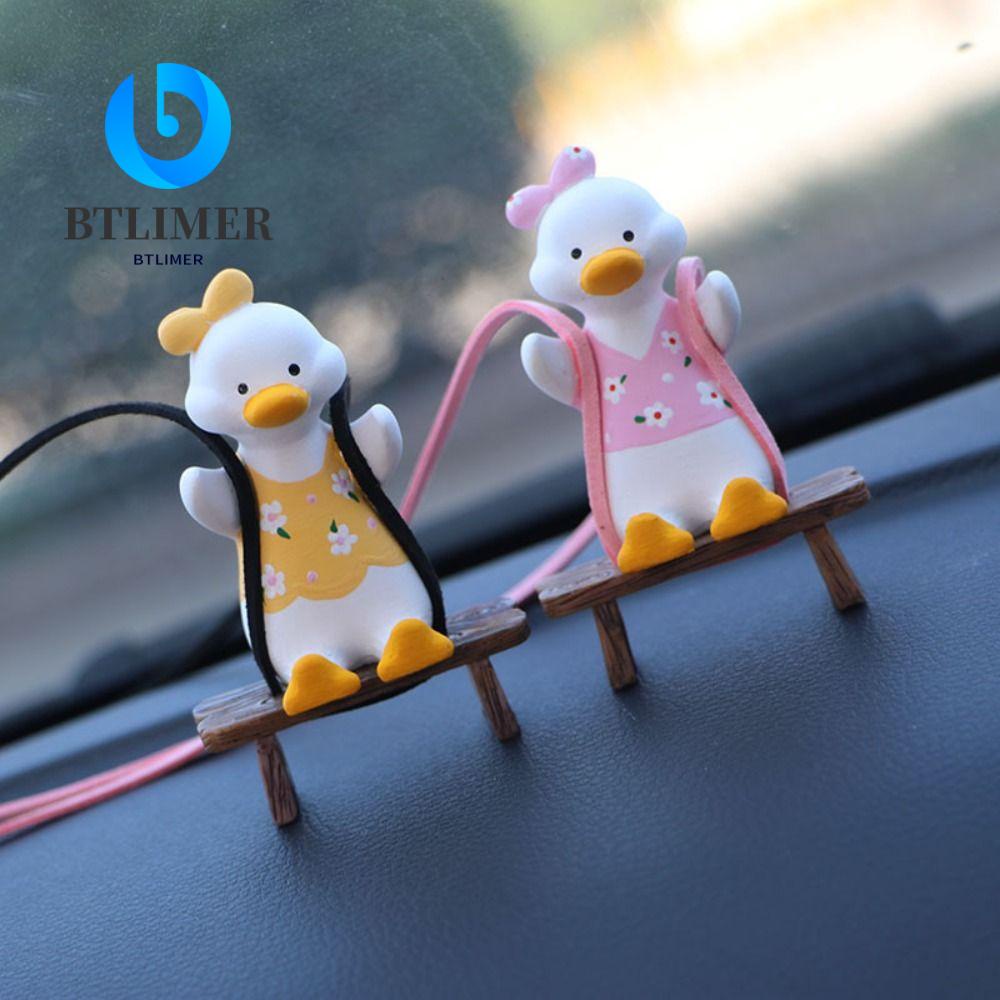 Phụ Kiện Trang Trí Nhà Cửa Hình Vịt Đeo Nơ Dễ Thương