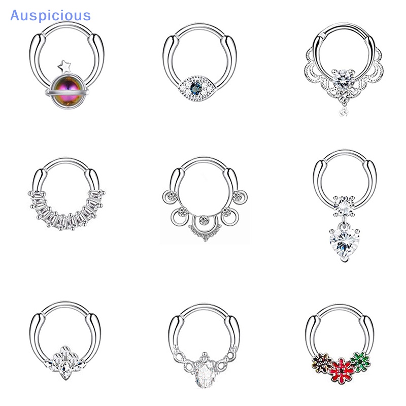 1 Khuyên Mũi / Môi Hình Hoa Dạng Xoắn Ốc Cho Nam Và Nữ