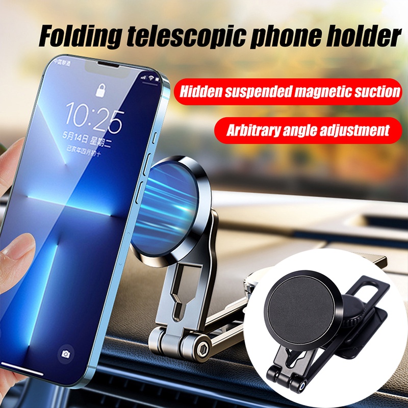Giá Đỡ Điện Thoại Tự Dính Có Thể Gập Lại Chống Trượt Tiện Lợi Dành Cho Xe Hơi