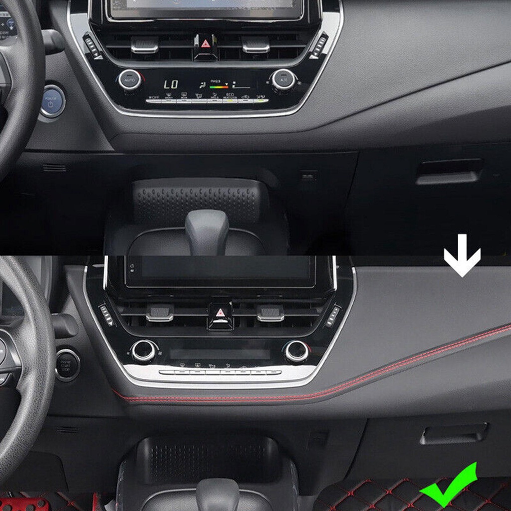 Dây Da PU Bện Linh Hoạt Trang Trí Bảng Điều Khiển Xe Hơi P3D0