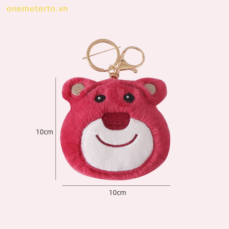 Thú Nhồi Bông Hình Gấu Dâu Tây Hoạt Hình onemetertn Disney Đáng Yêu Trang Trí Ba Lô / Ô Tô