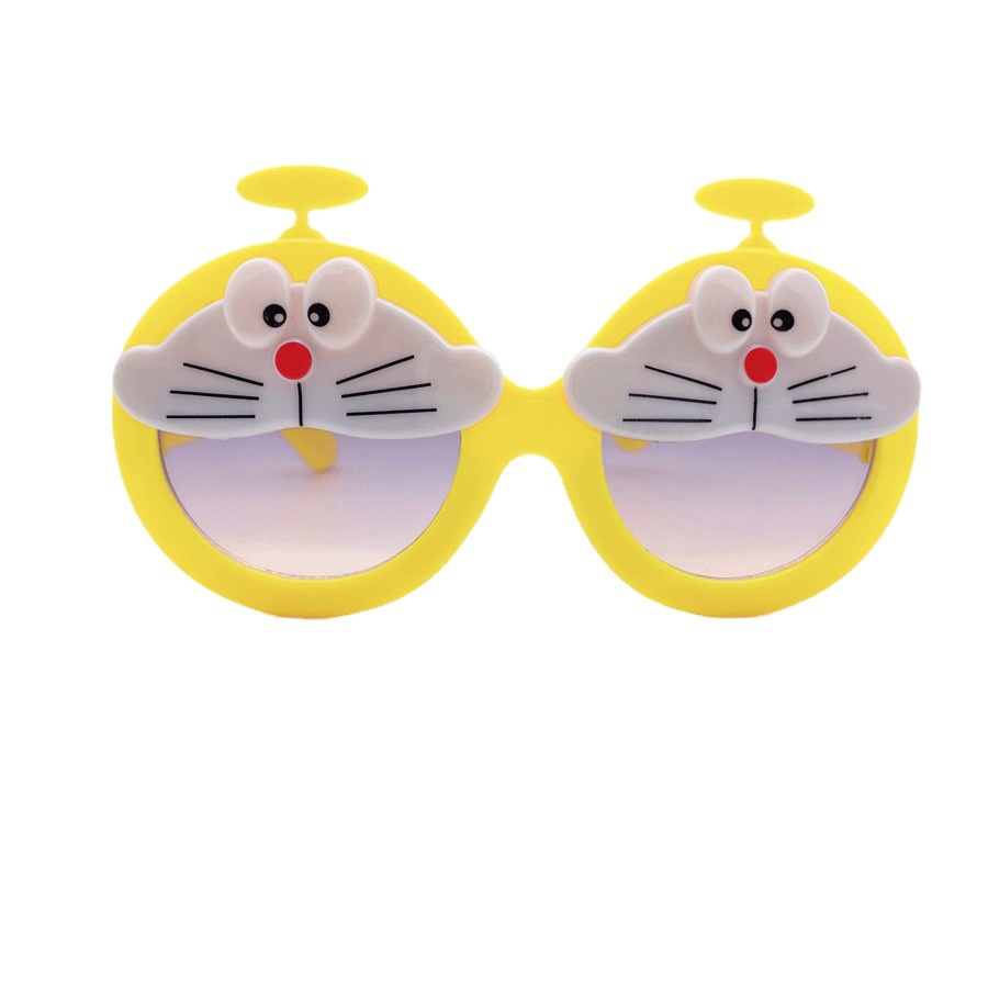 Kính Mát Hình Mèo Doraemon Chống Tia Cực Tím Phong Cách Mới Cho Bé