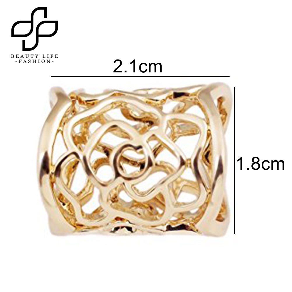 Giá Đỡ Kẹp Khăn Choàng Hình Hoa Hồng Bằng Hợp Kim