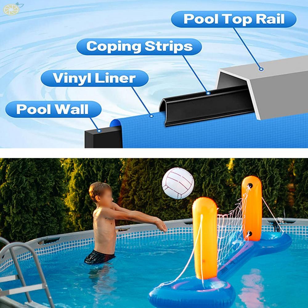 【VARSTR】Swimming Pool Liner 2.4cm Wide Liner Response Strip Oval/Circular Pool