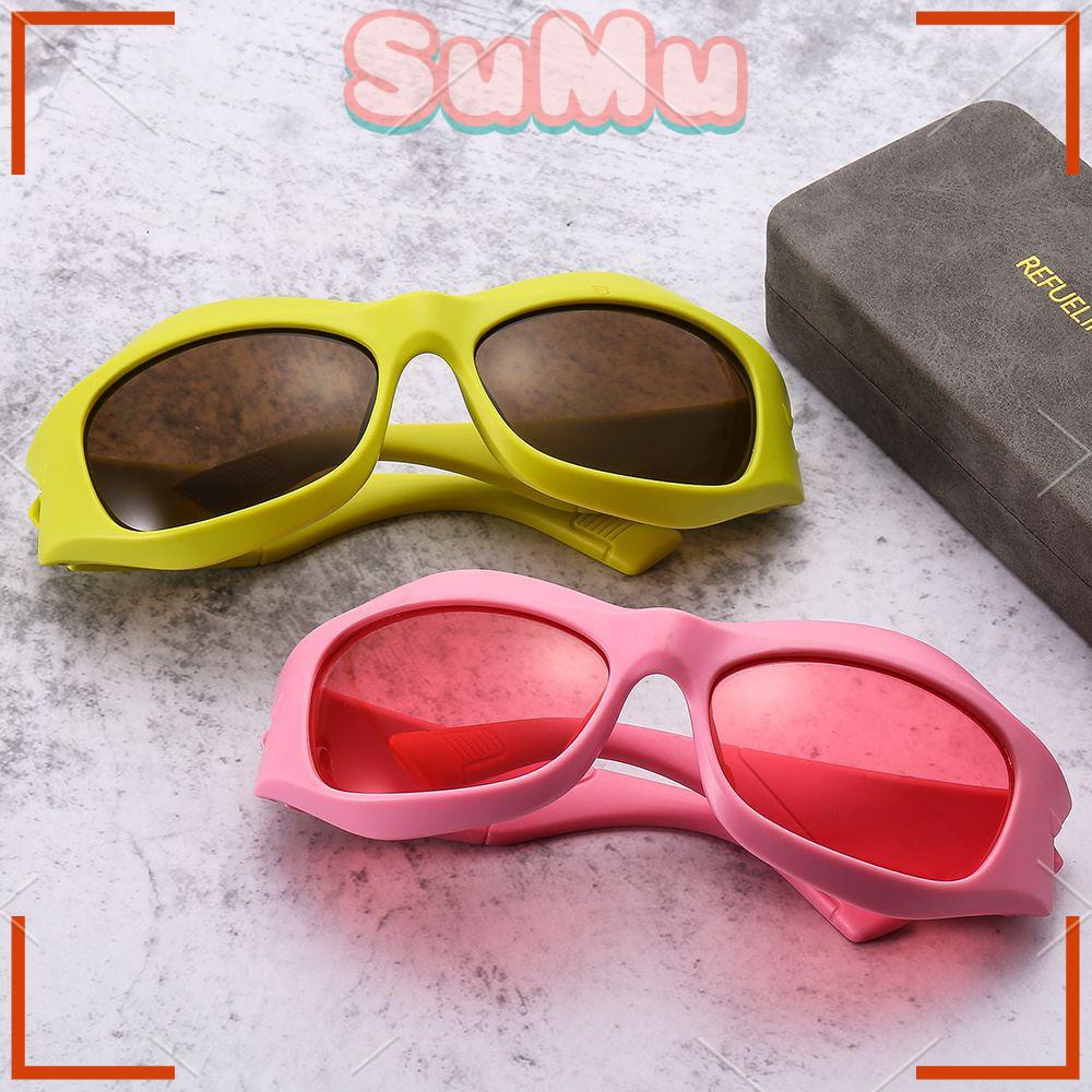 Kính Râm SUMU Y2K Chống Tia UV400 Gọng Dày Oversize