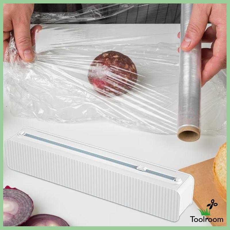 Hộp Đựng Màng Bọc Lá Nhôm Đa Năng Cho Tủ Lạnh Nhà Bếp