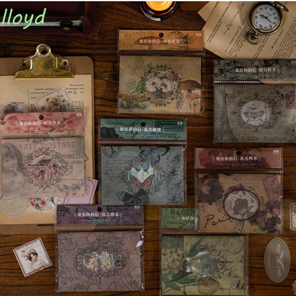 Bộ 40 Miếng Dán Trang Trí Sổ Tay / Nhật Ký In Chữ to you Kiểu Retro DIY