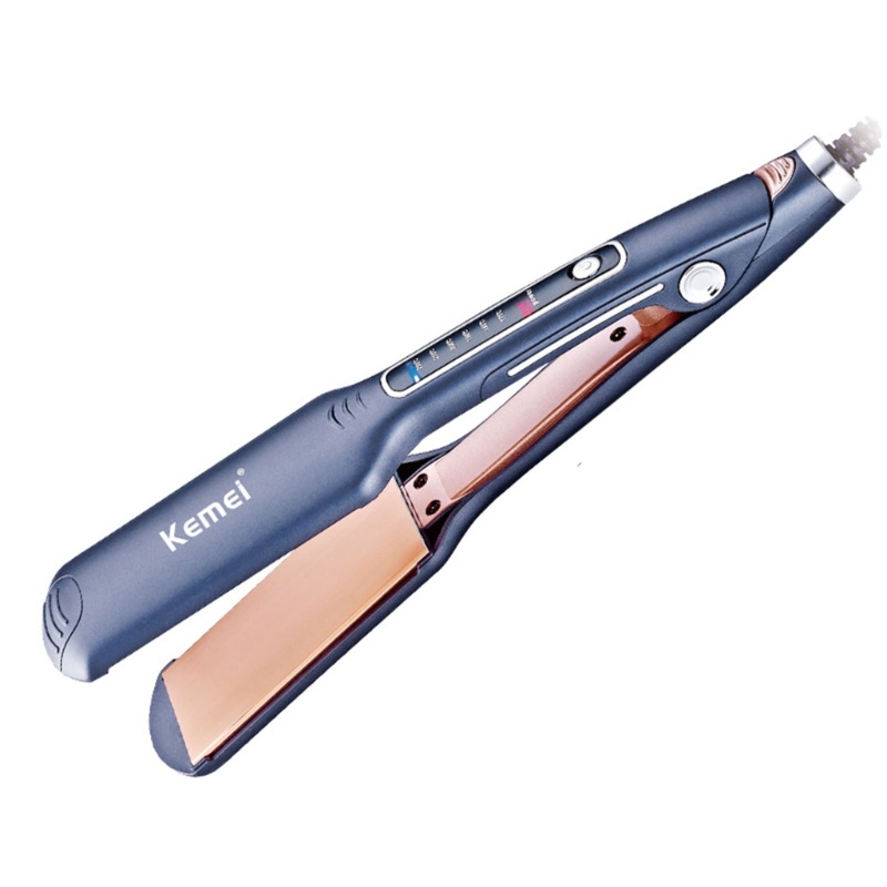 Máy Duỗi / Uốn Tóc Bằng Nhiệt Tourmaline-Ionic Có Màn Hình LED Hiển Thị