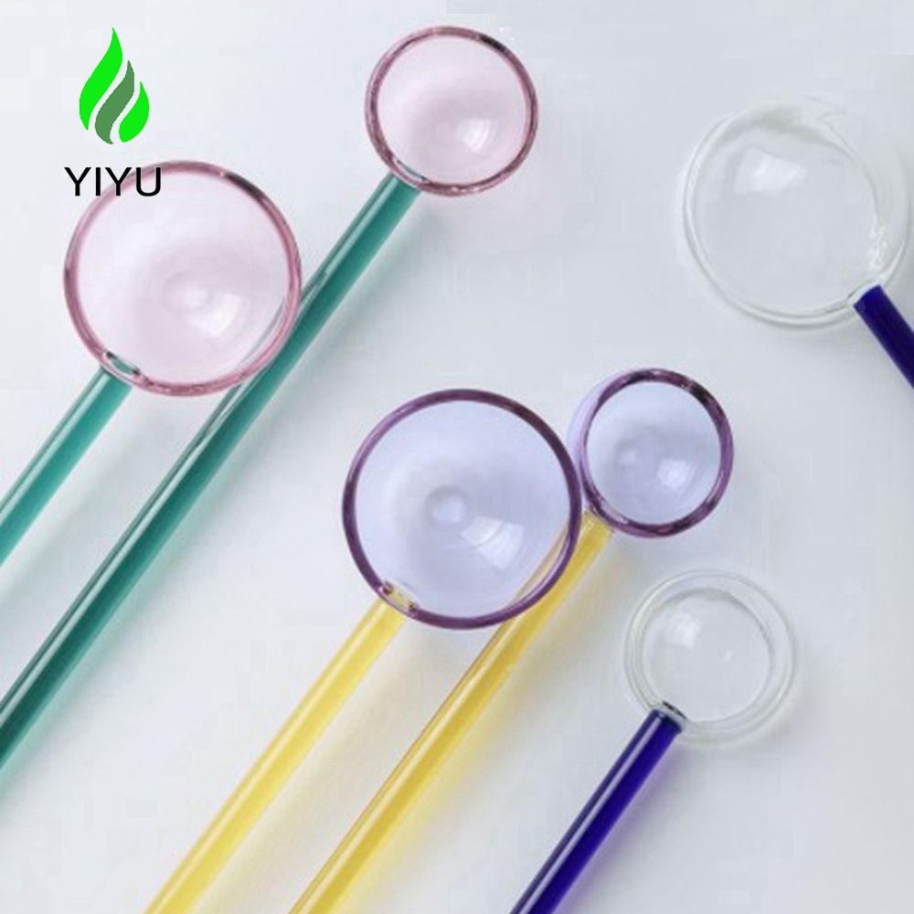 YIYU Muỗng Khuấy Bằng Thủy Tinh Trong Suốt Cán Dài Tiện Dụng Cho Nhà Bếp