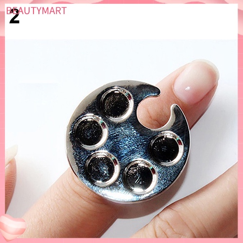 Nhẫn Hở Hình Dấu Chân Mini Trang Trí Móng Tay Nghệ Thuật Cho Nữ [beautymart]