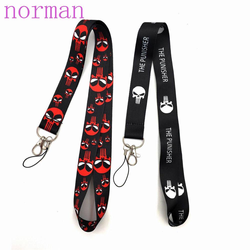 Dây Đeo Điện Thoại / Chìa Khóa / Móc Khóa Hình Đầu Lâu NORMAN Cá Tính