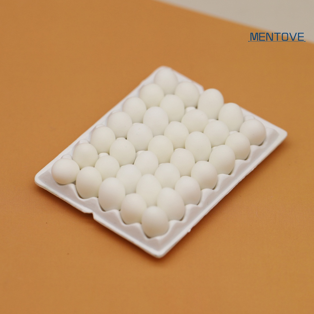 1 Bộ Khay Đựng Trứng Mô Hình Chống Rơi Vỡ Dung Tích Lớn Cho Nhà Búp Bê