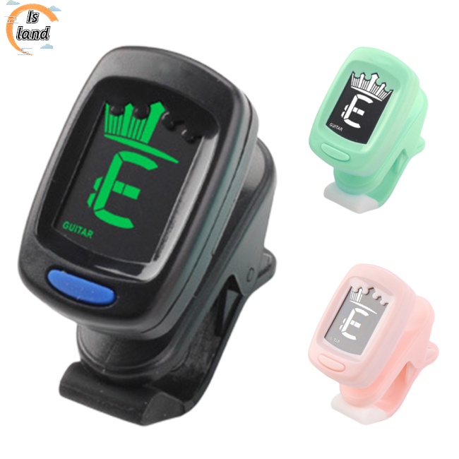 Kẹp Lên Dây Đàn Guitar / Bass / Violin / Ukulele Có Màn Hình LCD Hiển Thị Thông Dụng
