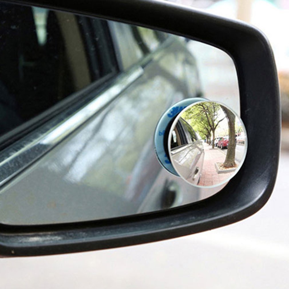 1 Pair Car Con-Vex Glass Frameless Adjustable Blind Spot Mirrors And Exterior For Vehicle Motorcycle Truck Suv [Q/10]