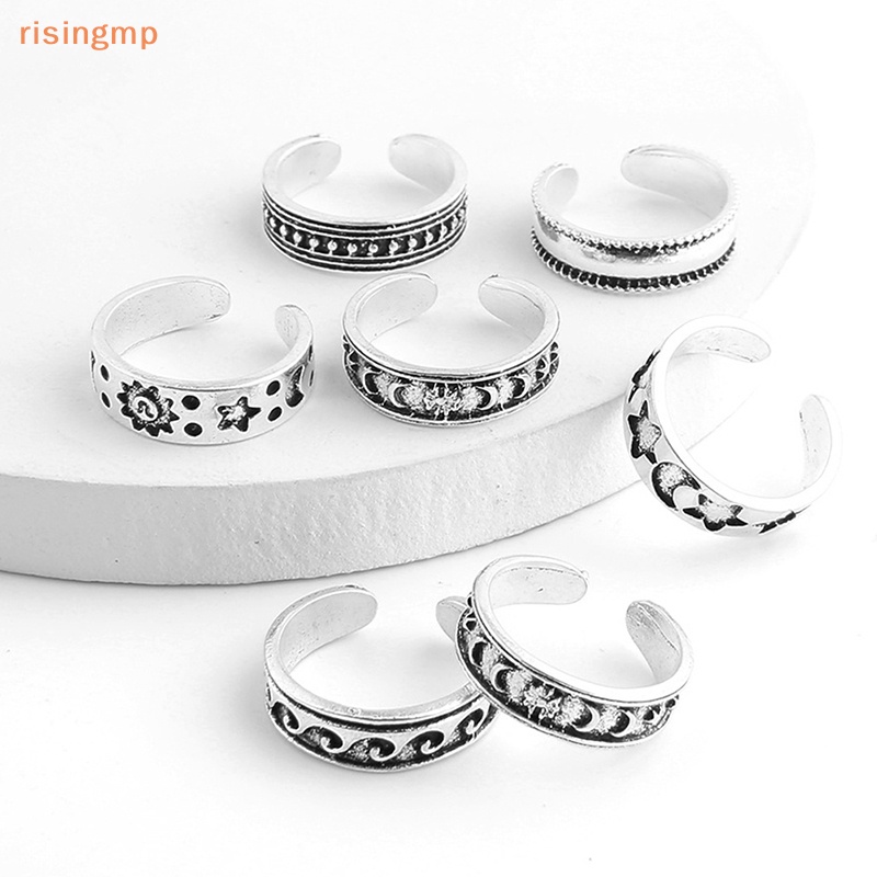 Bộ 7 Nhẫn Đeo Ngón Chân Phong Cách Vintage Xinh Xắn