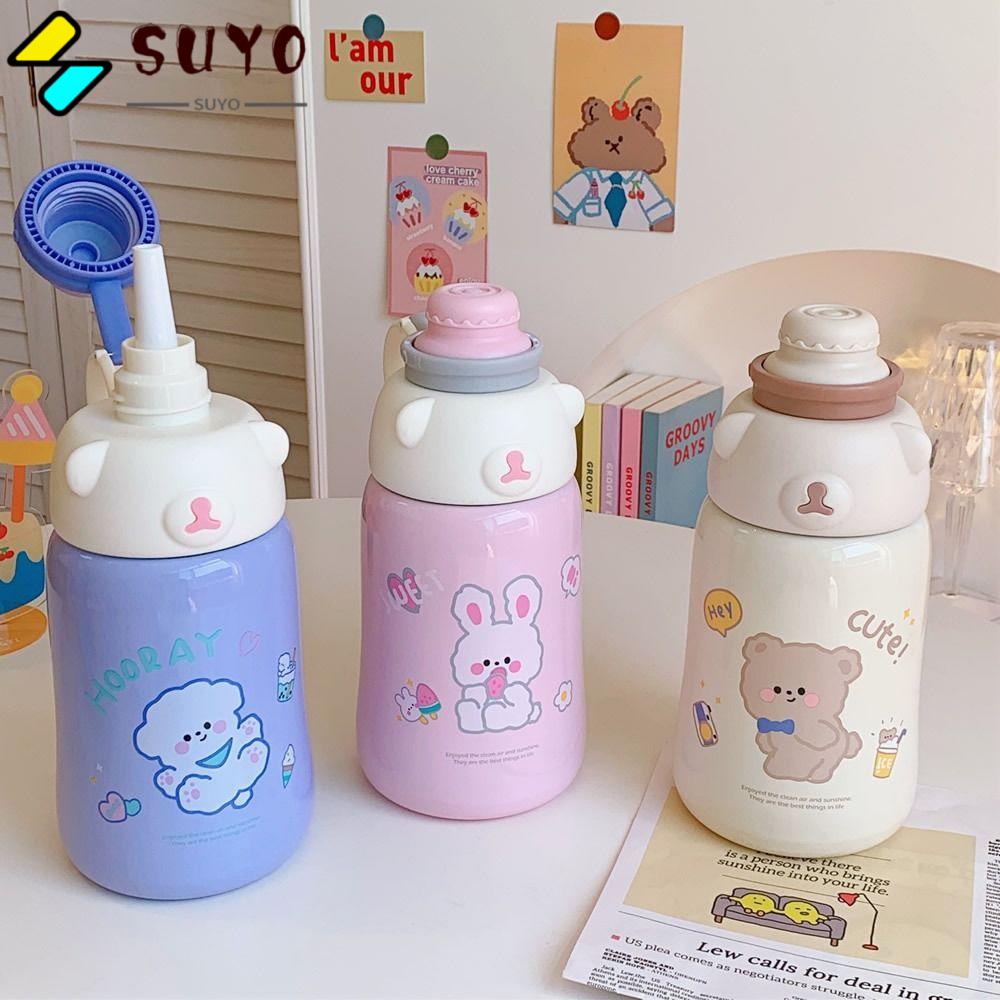 Bình Nước Giữ Nhiệt Bằng Thép Không Gỉ Dung Tích 1130ML Kèm Ống Hút