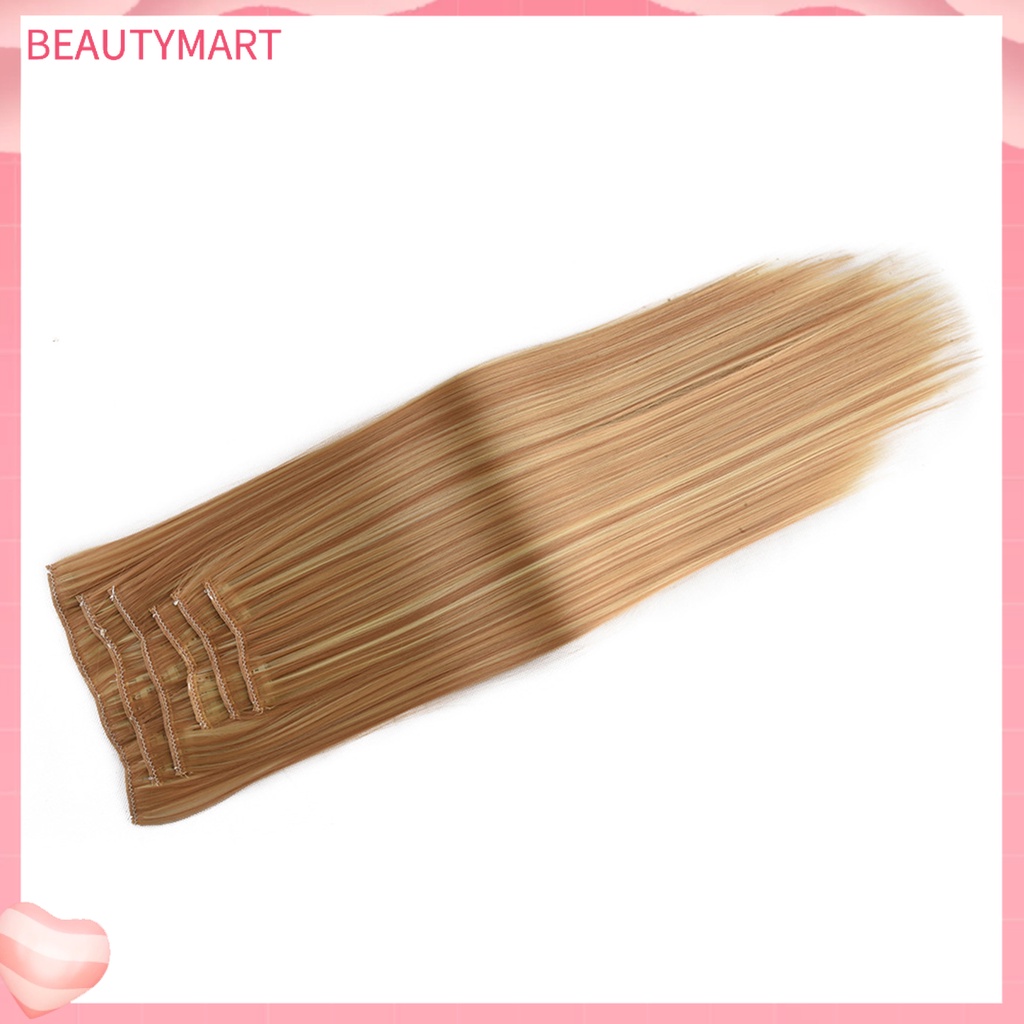 Tóc Giả Thẳng Dài Siêu Mượt Chịu Nhiệt Độ Cao Có Kẹp Tiện Dụng Cho Nữ