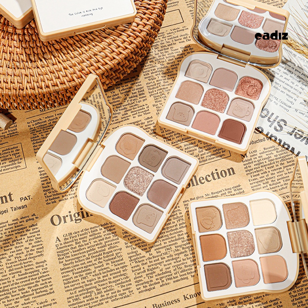 Bảng Phấn Mắt Trang Điểm Lấp Lánh Lâu Trôi Không Gây Kích Ứng Làm Sáng Da Dành Cho Nữ