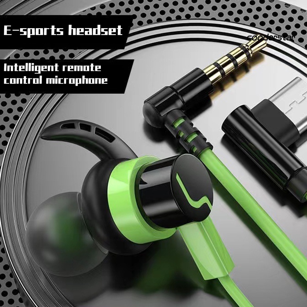 Tai Nghe Nhét Tai Jack 3.5mm / Type-C Chuyên Dụng Cho Điện Thoại Máy Tính