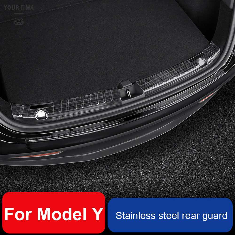 Set 2 Nắp Đậy Cổng Sau Chống Va Chạm Cho Tesla Model Y