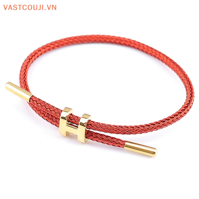 Vòng Tay Bện Dây Hai Lớp VASTJI Thời Trang Cho Nam Nữ