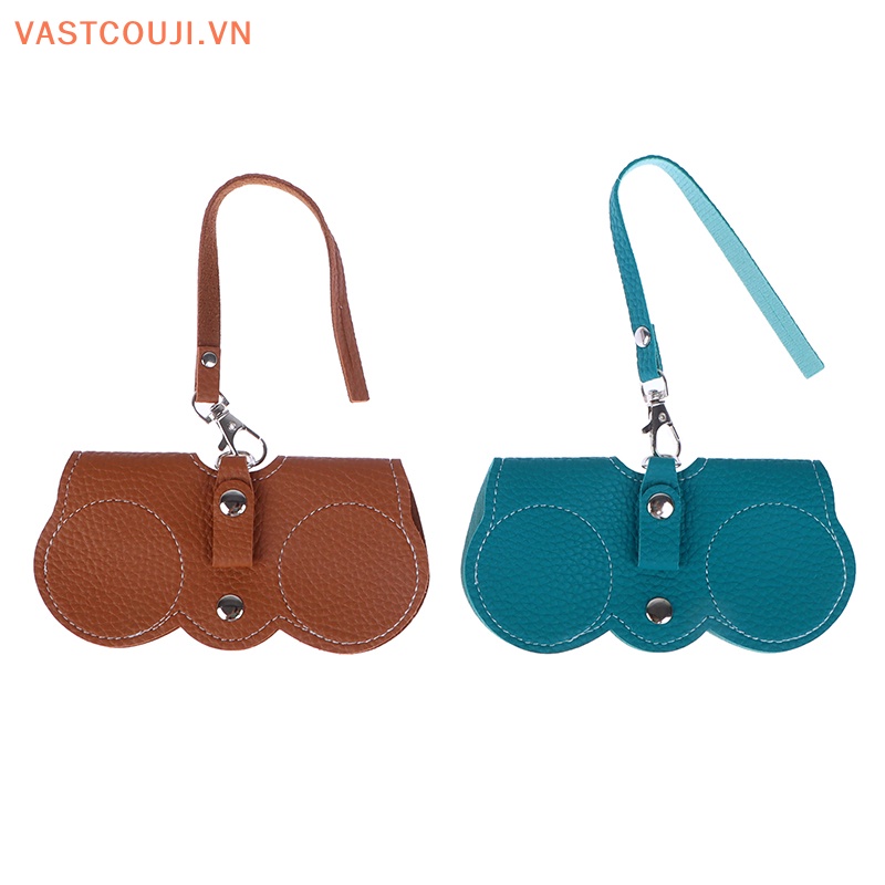 1 Túi Da Đựng Mắt Kính Phong Cách Retro