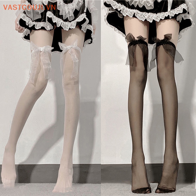 Vastji Quần Tất Ren Dài Qua Gối Gợi Cảm Cho Nữ