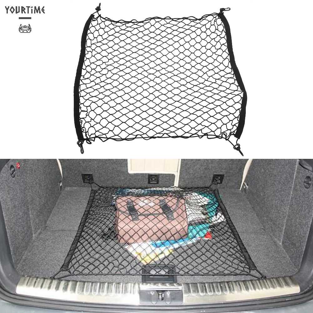 Lưới Giữ Đồ Co Giãn 4 Móc Gắn Phía Sau Xe Hơi