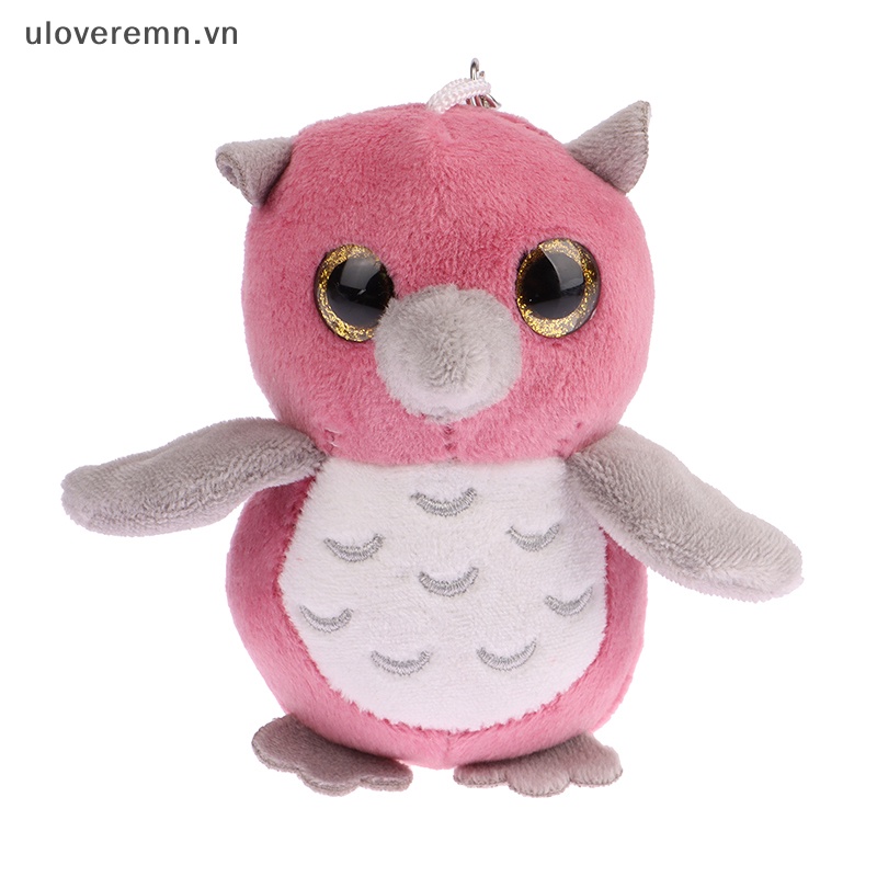 Móc Khóa Hình Cú Nhồi Bông Mềm Mại Dễ Thương