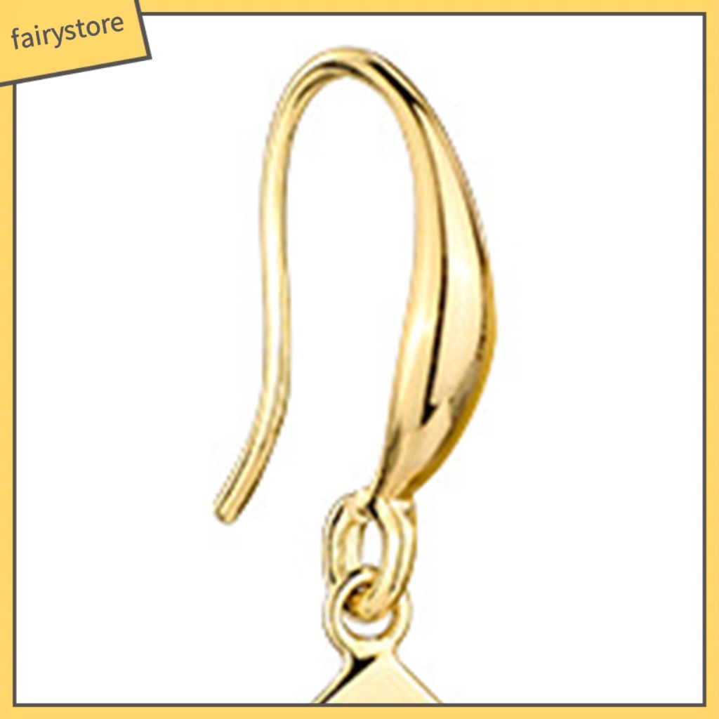 1 Đôi Bông Tai Hình Học Dáng Dài Đính Đá Lấp Lánh Thời Trang Cho Nữ