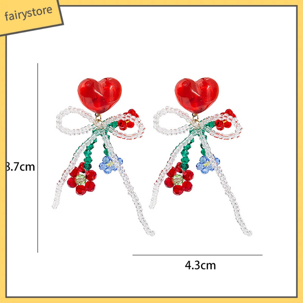 1 Đôi Bông Tai Hình Hoa Nhỏ Đính Ngọc Trai Nhân Tạo Thời Trang