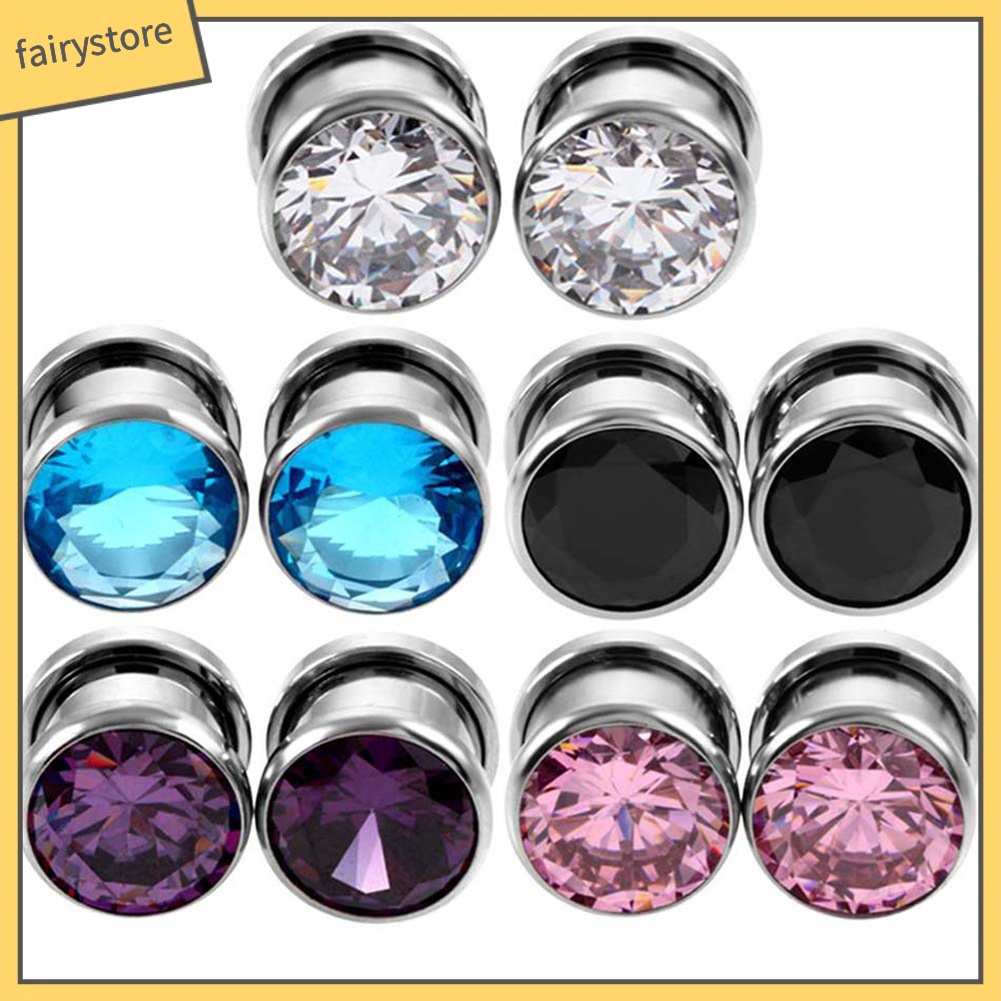 Khuyên Nong Tai Đính Đá Zircon Thời Trang