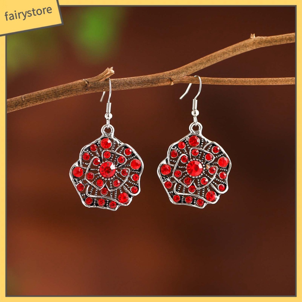 1 Đôi Bông Tai Lủng Lẳng Chống Oxy Hóa Chống Dị Ứng Dễ Sử Dụng Phong Cách Boho Cho Nữ