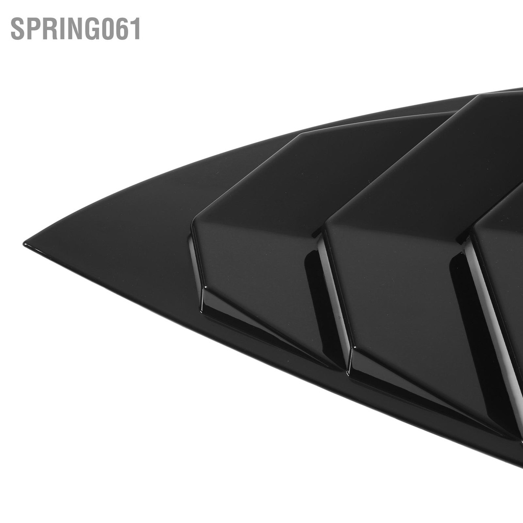 Spring061 2 Chiếc Cửa Sổ Bên Xẻ Tà Bề Mặt Mịn Tam Giác Bộ Chia Bóng Bao Da Thay Thế Cho Mẫu Tesla Model Y 2021 Đến 2023