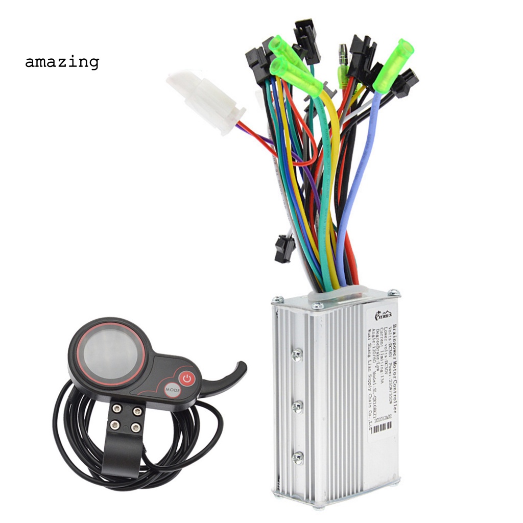 1 Bộ Điều Khiển Xe Đạp Điện Không Chổi Than ABS Màn Hình LCD