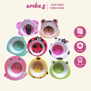 Bát Chén Ăn Dặm Lúa Mạch Hình Con Vật Đáng Yêu An Toàn Cho Bé embe.s