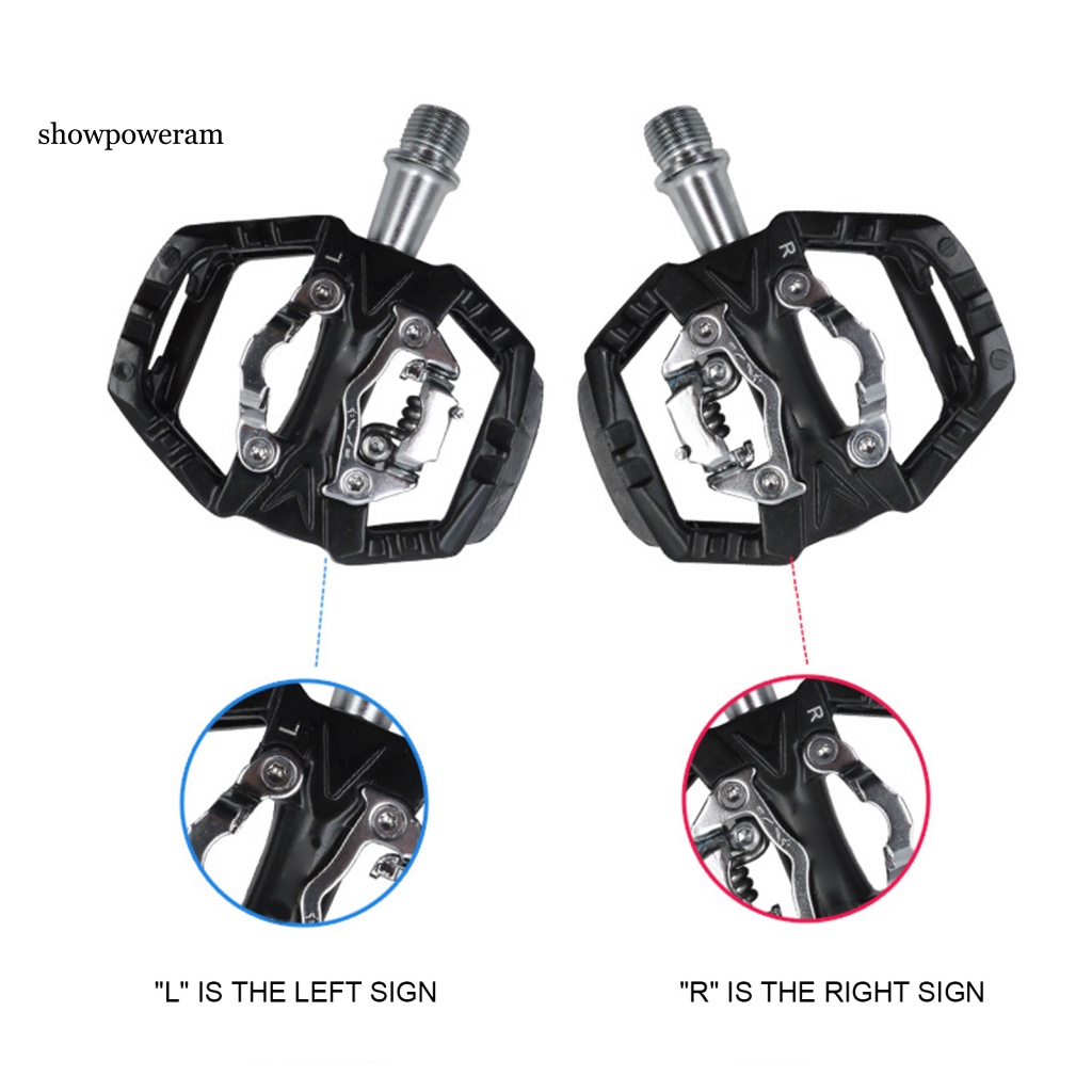 Set 2 Bàn Đạp Tự Khóa Chuyên Dụng Cho Xe Đạp Leo Núi SPD ZP-109S